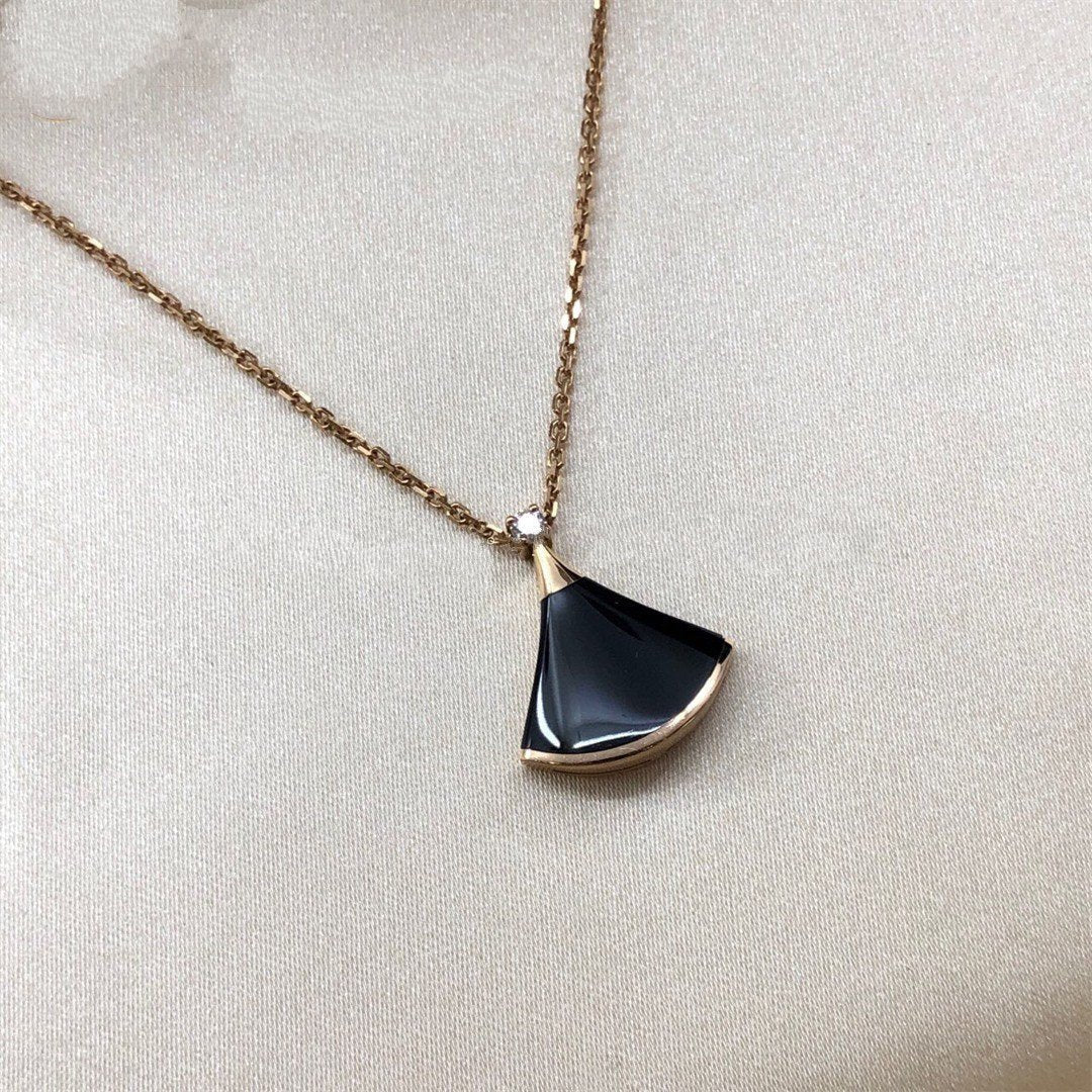 [Lunabriance]DREAM NECKLACE ONYX 1 DIAMOND