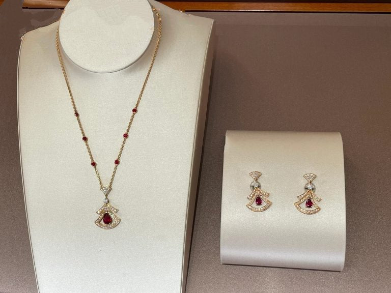 [Lunabriance]DREAM NECKLACE CARNELIAN DIAMOND PINK GOLD