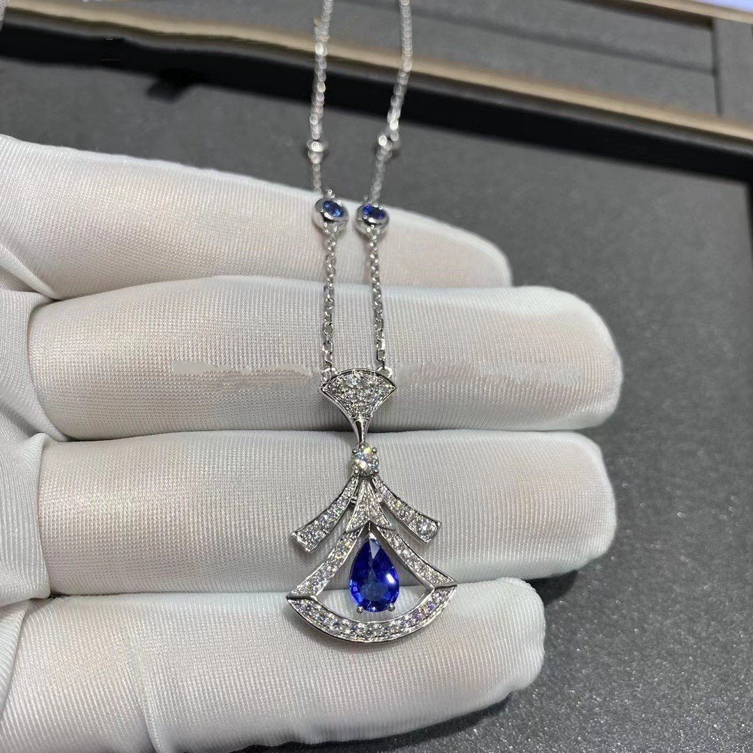 [Lunabriance]DREAM NECKLACE AGATE DIAMOND SILVER