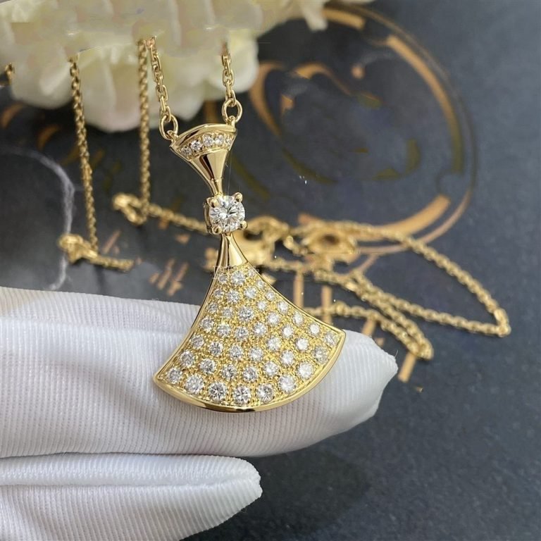 [Lunabriance]DREAM NECKLACE GOLD FULL DIAMOND