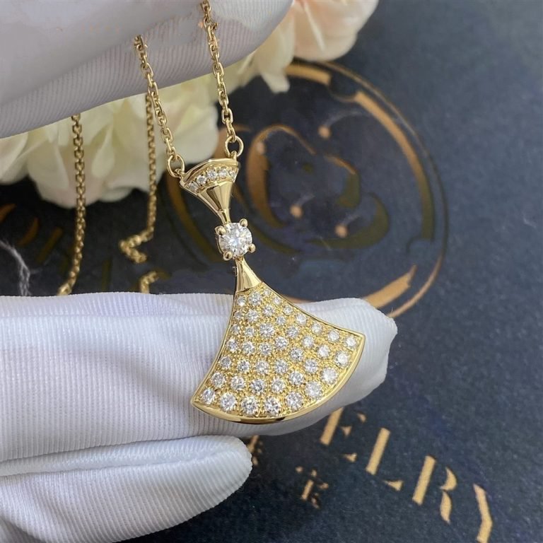 [Lunabriance]DREAM NECKLACE GOLD FULL DIAMOND