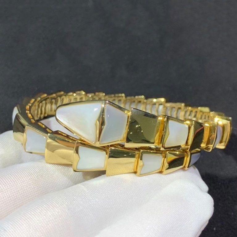 [Lunabriance]SERPENTI BRACELET MOP GOLD