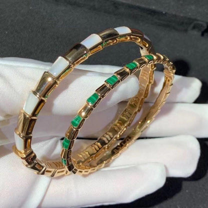 [Lunabriance]SERPENTI BRACELET PINK GOLD MOP