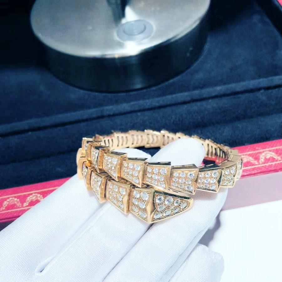 [Lunabriance]SERPENTI BRACELET 8MM PINK GOLD DIAMOND