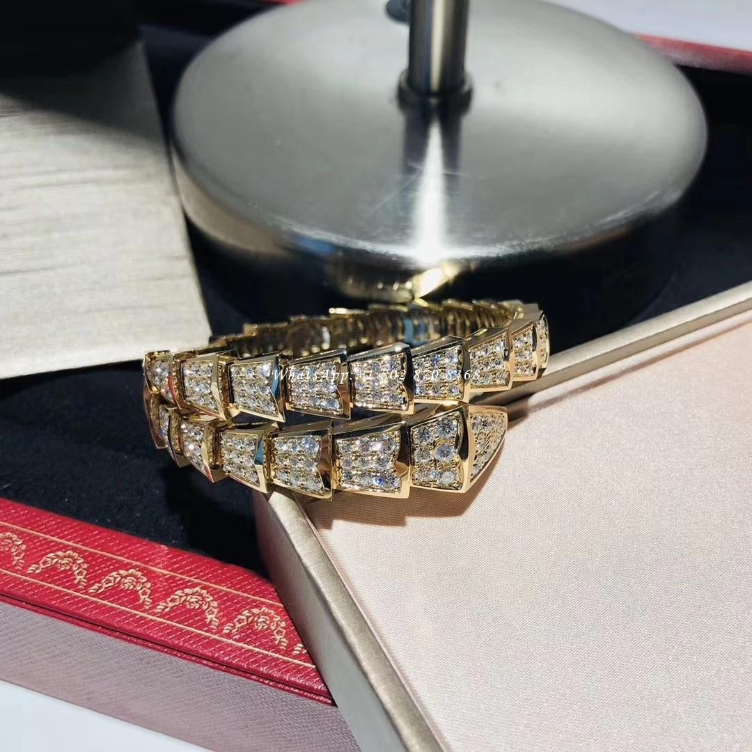[Lunabriance]SERPENTI BRACELET 8MM GOLD DIAMOND