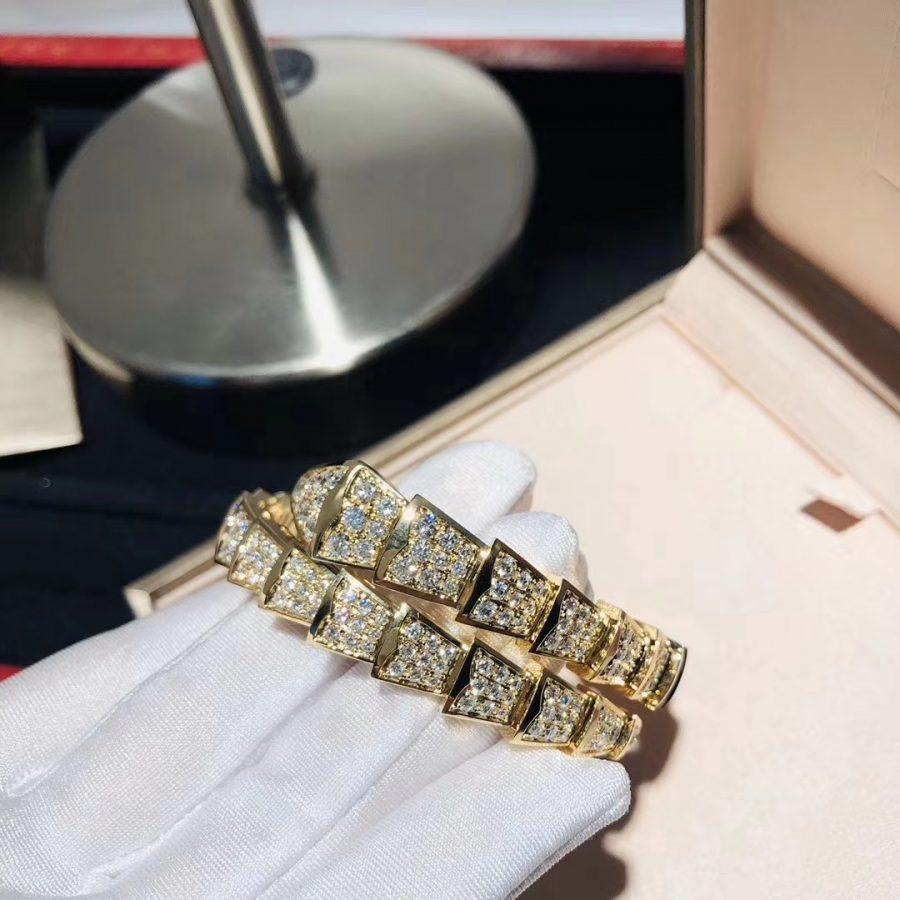 [Lunabriance]SERPENTI BRACELET 8MM GOLD DIAMOND