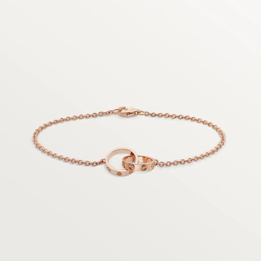 [Lunabriance]LOVE BRACELET DOUBLE RING