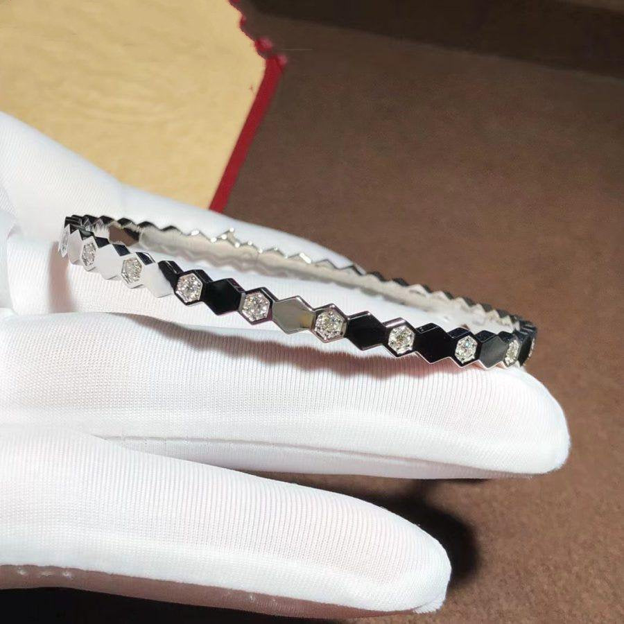 [Lunabriance]BEE LOVE SILVER DIAMOND BRACELET