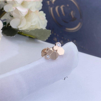 [Lunabriance]BEE LOVE PINK GOLD DIAMOND EARRINGS