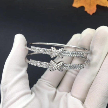 [Lunabriance]JEUX DE BRACELET DIAMONDS SILVER