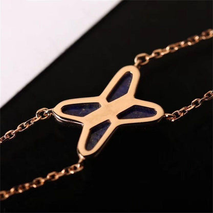 [Lunabriance]Hollow Design Four-Leaf Clover Flower Shape Ring