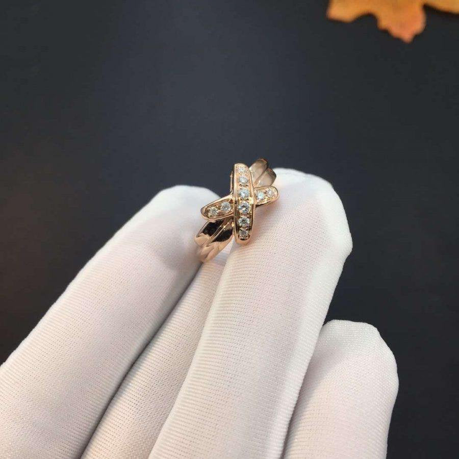 [Lunabriance]JEUX DE PINK GOLD DIAMOND RING