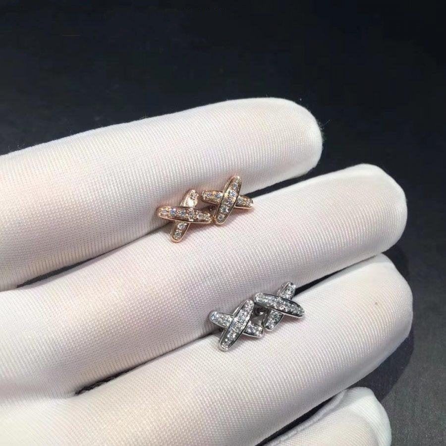 [Lunabriance]JEUX DE DIAMOND EARRINGS