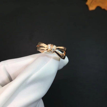 [Lunabriance]LIENS RING PINK GOLD DIAMOND