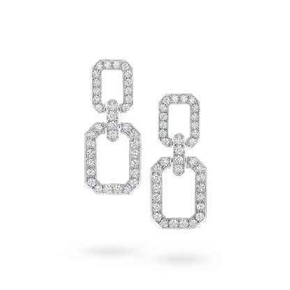 [Lunabriance]LINKS MEDIUM EARRINGS DIAMOND