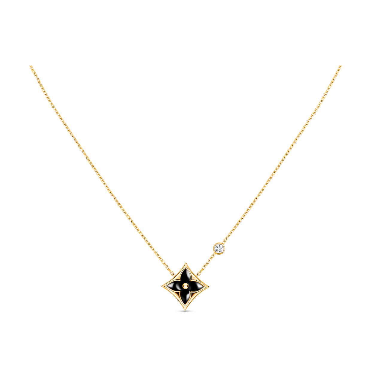 [Lunabriance]STAR BLACK MOP NECKLACE