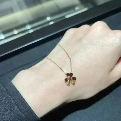 [Lunabriance]FRIVOLE GOLD FLOWER NECKLACE