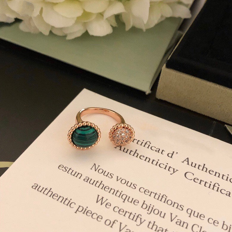 [Lunabriance]PERLEE COULEURS DIAMOND ROSE GOLD BETWEEN THE FINGER RING
