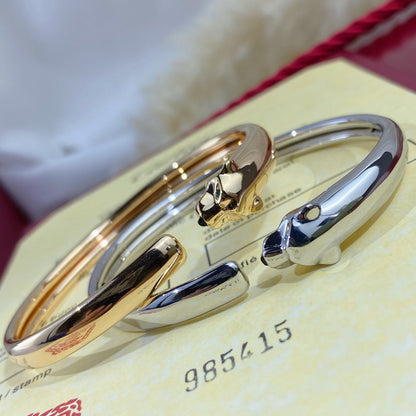 [Lunabriance]PANTHERE SILVER OPEN BRACELET