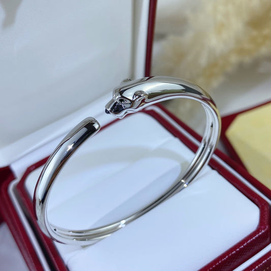 [Lunabriance]PANTHERE SILVER OPEN BRACELET