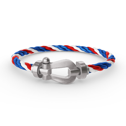 [Lunabriance]FORCE LARGE HORSESHOE NO DIAMOND BRACELET SILVER